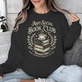 Introvert Books Club Member Coffee Book Lovers Vintage Unisex Sweatshirt Introvert Books Club Member Coffee Book Lovers Vintage Unisex Sweatshirt