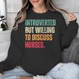 Introvert Cute Horse Lover Horse Riding Equestrian Unisex Sweatshirt Introvert Cute Horse Lover Horse Riding Equestrian Unisex Sweatshirt