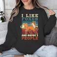 Introvert Fox Animal Lover Saying Loner Antisocial Unisex Sweatshirt