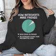 Introvert Introverted Person Awkward Introverts Dog Lover Unisex Sweatshirt