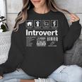 Introvert Label Signs Unisex Sweatshirt Introvert Label Signs Unisex Sweatshirt