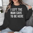 Introvert Man Cave For Shy People Unisex Sweatshirt Introvert Man Cave For Shy People Unisex Sweatshirt