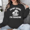 Introvert Mushroom Forager Humor Unisex Sweatshirt Introvert Mushroom Forager Humor Unisex Sweatshirt