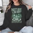 Introvert Nature Lover Introverted Forest Lover & Tree Unisex Sweatshirt