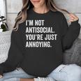 Introvert Quote Snarky Unisex Sweatshirt Introvert Quote Snarky Unisex Sweatshirt