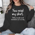 Introvert Quote Socially Awkward Anti Social Humorous Unisex Sweatshirt Introvert Quote Socially Awkward Anti Social Humorous Unisex Sweatshirt