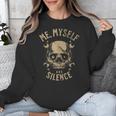 Introvert Relaxation Me Myself And Silence Skull Mechanic Unisex Sweatshirt Introvert Relaxation Me Myself And Silence Skull Mechanic Unisex Sweatshirt