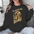 Introvert Relaxation Me Myself And Silence Vacation Bigfoot Unisex Sweatshirt