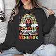 Introvert But Willing To Shape Your Behavior Unisex Sweatshirt