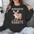 Introverted Rabbits Bunny Lover Rabbit Introvert Unisex Sweatshirt Introverted Rabbits Bunny Lover Rabbit Introvert Unisex Sweatshirt