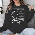Introverted Skincare Esthetician Beautician Cosmetologist Unisex Sweatshirt