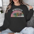 Introverted But Willing To Discuss Cats Rainbow Unisex Sweatshirt Introverted But Willing To Discuss Cats Rainbow Unisex Sweatshirt