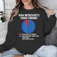 How Introverts Make Friends Sayings For Introverts Unisex Sweatshirt How Introverts Make Friends Sayings For Introverts Unisex Sweatshirt