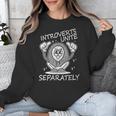 Introverts Unite Anti-Social Shy Person Joke Unisex Sweatshirt