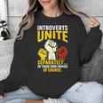 Introverts Unite Introvert Antisocial Anti Social Unisex Sweatshirt