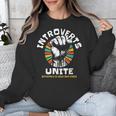 Introverts Unite Separately Own Homes Emblem Unisex Sweatshirt