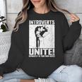 Introverts Unite Separately In Your Own Homes Introvert Unisex Sweatshirt