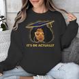 Its Doctor Actually Graduation Healthcare Afro Women Unisex Sweatshirt