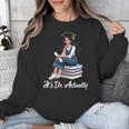 Its Dr Actually Doctorate PhD EdD Graduation Graduate Unisex Sweatshirt