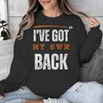 I’VE GOT MY OWN BACK INTROVERT Words On Back Unisex Sweatshirt I’VE GOT MY OWN BACK INTROVERT Words On Back Unisex Sweatshirt