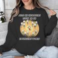 Just An Introvert Living In An Extrovert World Stickmen Unisex Sweatshirt