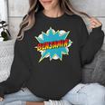 Kids Boys Benjamin Name Personalized Superhero Comic Book Unisex Sweatshirt Kids Boys Benjamin Name Personalized Superhero Comic Book Unisex Sweatshirt