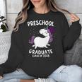 Kids Class Of 2018 Unicorn Preschool Graduation For Girls Unisex Sweatshirt