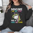 Kids Daycare Graduation Unicorn Last Day Of School Kids Unisex Sweatshirt