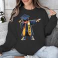 Kids HBCU Boys Grad Dabbing Graduation Unisex Sweatshirt