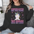 Kids Kindergarten Graduate Unicorn Graduation Unisex Sweatshirt