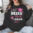 Kids Little Miss Pre-K Grad Preschool Prek Graduation 2025 Unisex Sweatshirt