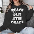 Kids Kids Peace Out 4th Grade For Graduation Unisex Sweatshirt