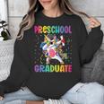 Kids Preschool Graduation Dab Unicorn Preschool Graduate Unisex Sweatshirt