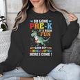Kids So Long Pre-K Preschool Graduation Kindergarten Here I Come Unisex Sweatshirt