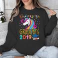 Kids Unicorn Kindergarten Graduation Graduate Shirt Unisex Sweatshirt