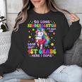 Kindergarten Graduation 2025 Graduate Girls Unicorn 1st Grad Unisex Sweatshirt