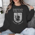 Knight Cat Defend Your Public Library Book Lover Unisex Sweatshirt