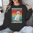 Labrador Retriever Introvert White Lab Unisex Sweatshirt Labrador Retriever Introvert White Lab Unisex Sweatshirt