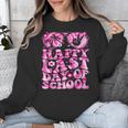 Last Day Of School Teacher Students School Graduation Groovy Unisex Sweatshirt