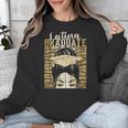 Latina Graduate Educated Powerful Class Of 2024 Graduation Unisex Sweatshirt