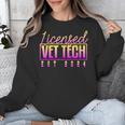 Licensed Vet Tech Veterinary Technician Graduation 2024 Unisex Sweatshirt
