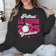 Lil Cousin Of a 2025 Graduate Prom Graduation 25 VolleyBall Unisex Sweatshirt