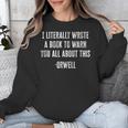 I Literally Wrote A Book To Warn You All About This Unisex Sweatshirt