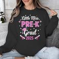 Little Miss Pre-K Grad 2025 Coquette Preschool Graduation Unisex Sweatshirt