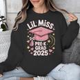 Little Miss Pre-K Grad 2025 Preschool Graduation Girls Kids Unisex Sweatshirt
