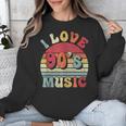 I Love 90's Music Retro Style Nostalgia Cassette 1990s Party Unisex Sweatshirt I Love 90's Music Retro Style Nostalgia Cassette 1990s Party Unisex Sweatshirt