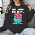 Macaroons Dessert Antisocial Introvert Pastries Food Lover Unisex Sweatshirt Macaroons Dessert Antisocial Introvert Pastries Food Lover Unisex Sweatshirt