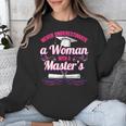 Master University Degree Master Graduation Party Girl Unisex Sweatshirt
