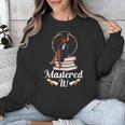 Mastered It Black Girl Masters Degree Graduation Black Queen Unisex Sweatshirt