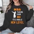 Masters Degree Graduation Shirt For MBA Grad Student Unisex Sweatshirt